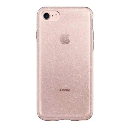 Чохол Spigen Liquid Crystal Glitter для iPhone 7/8/SE (Rose Quartz) (042CS21419)