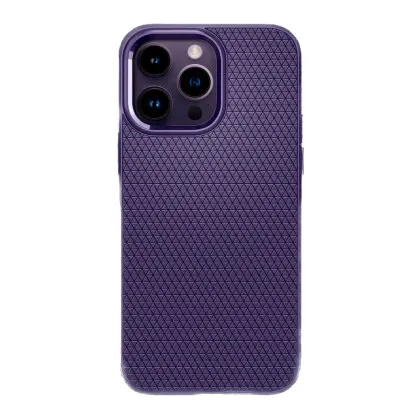 Чохол Spigen Liquid Air для iPhone 14 Pro Max (Deep Purple)