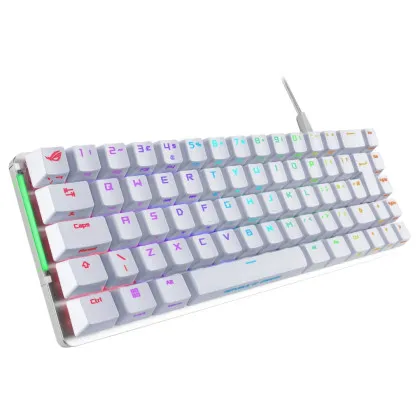 Клавіатура ігрова ASUS ROG Falchion Ace NX Red EN PBT (White)