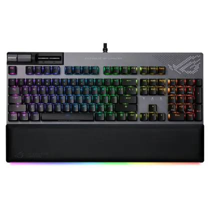 Клавіатура ігрова ASUS ROG Strix Flare II Animate NX Red EN PBT (Black)