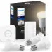 Стартовый комплект Philips Hue White (Bridge, Dimmer, лампа E27, 3шт)