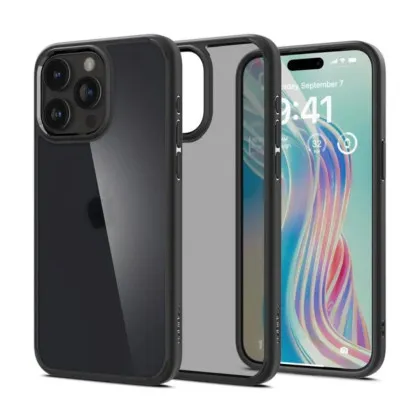 Чохол Spigen Ultra Hybrid для iPhone 15 Pro Max (Frost Black)