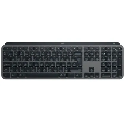 Клавіатура бездротова Logitech MX Keys S Plus (Palm Rest Graphite)