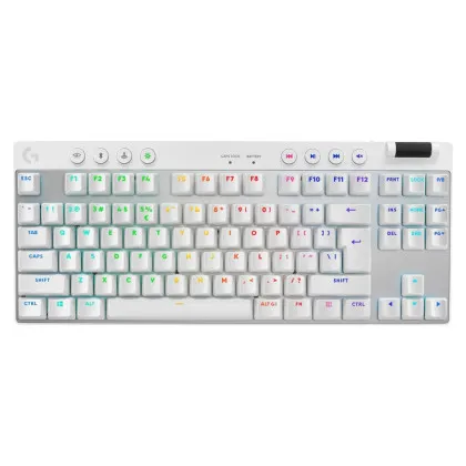 Ігрова клавiатура Logitech G PRO X TKL Lightspeed (White)