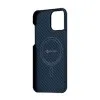 Чехол Pitaka MagEZ Case 2 для iPhone 13 Pro (Black/Blue Twill)