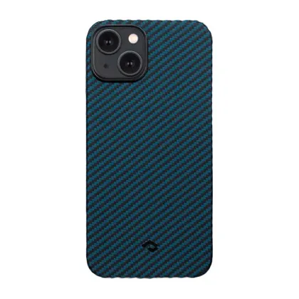 Чохол Pitaka MagEZ 3 Case для iPhone 14 Plus (Black/Blue Twill) в Житомирі