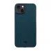 Чохол Pitaka MagEZ 3 Case для iPhone 14 Plus (Black/Blue Twill)