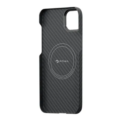 Чохол Pitaka MagEZ 3 Case для iPhone 14 Plus (Black/Grey Twill) в Житомирі