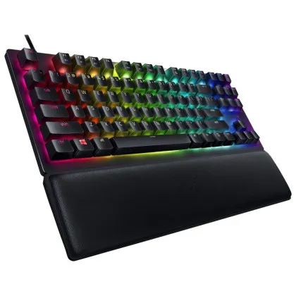 Клавіатура ігрова Razer Huntsman V2 Tenkeyless RGB Purple Switch (Black)