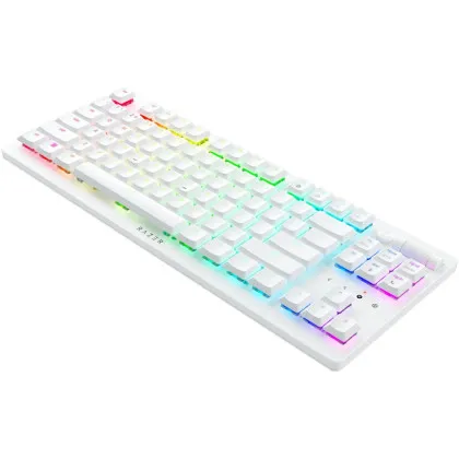 Клавіатура ігрова Razer DeathStalker V2 Pro TKL Red Switch (White)