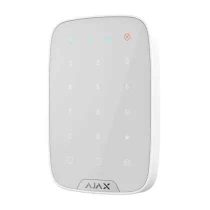 Бездротова сенсорна клавіатура Ajax KeyPad (White)