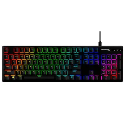 Клавіатура ігрова HyperX Alloy Origins Red USB RGB (Black)