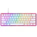 Клавіатура ігрова HyperX Alloy Origin 60 Red USB RGB ENG/RU (Pink)