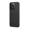 Чохол Pitaka MagEZ Case 4 для iPhone 15 Pro (Black/Gray Twill)