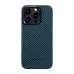 Чохол Pitaka MagEZ Case 4 для iPhone 15 Pro (Black/Blue Twill)