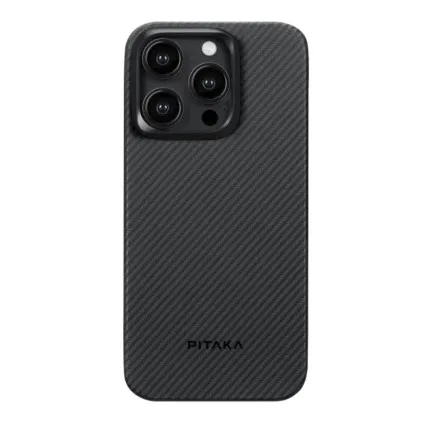 Чохол Pitaka MagEZ Case 4 для iPhone 15 Pro Max (Black/Grey Twill)