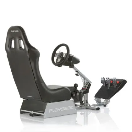 Кокпіт із кріпленням для керма та педалей Playseat Evolution (Black) (UA)