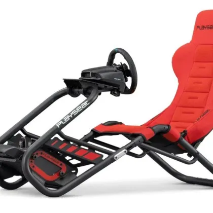 Кокпіт із кріпленням для керма та педалей Playseat Trophy (Red) (UA)