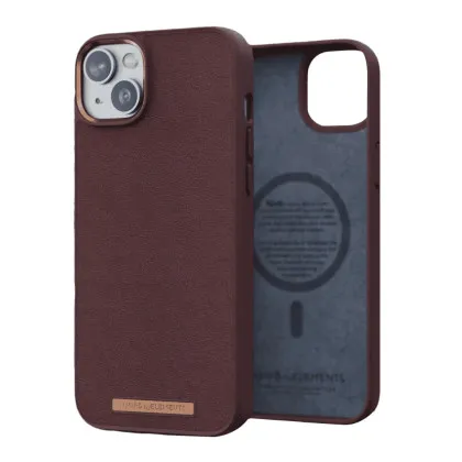 Чохол Elements Njord Genuine Leather MagSafe для iPhone 14 Pro Max /13 Pro Max (Dark Brown) у Старокостянтинові