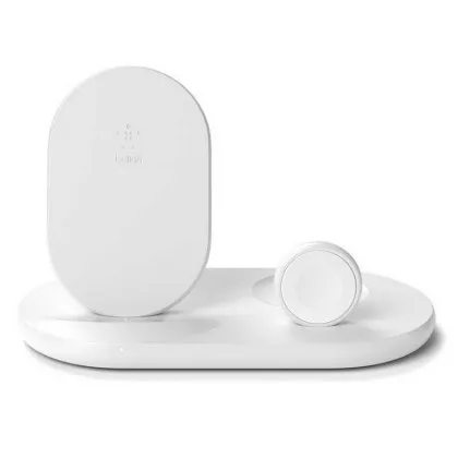 Зарядний пристрій Belkin Boost 3-in-1 Wireless Charger (White)