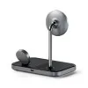 Безпровідна зарядка Satechi Aluminum 3 in 1 Magnetic Wireless Charging Stand (ST-WMCS3M)