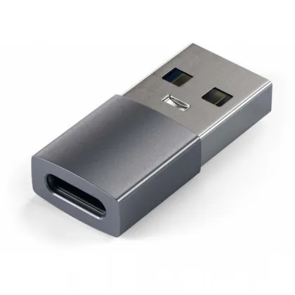 Адаптер Satechi Type-A to Type-C Adapter Space Gray (ST-TAUCM)