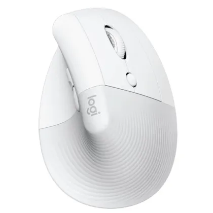 Миша бездротова Logitech Lift for Mac Vertical Ergonomic Off White