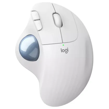 Миша бездротова Logitech Trackball Ergo M575 For Business Off White