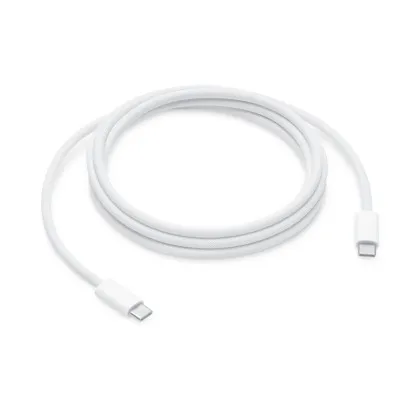 Кабель Apple USB-C 240W Woven Charge Cable (2m) (MU2G3) (White)