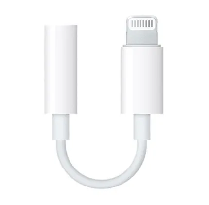 Оригинальный Apple Lightning to 3.5 mm Headphone Jack Adapter (MMX62)