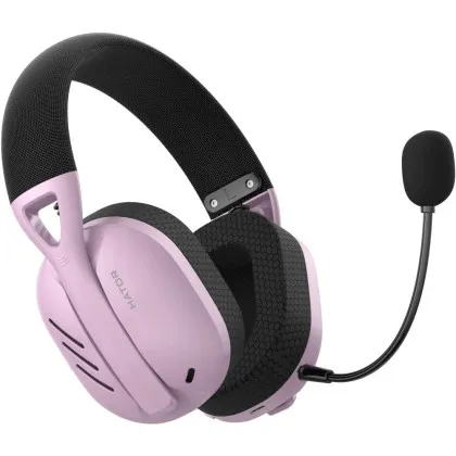 Ігрова гарнітура HATOR Hyperpunk 2 Wireless Tri-mode (Black/Lilac)