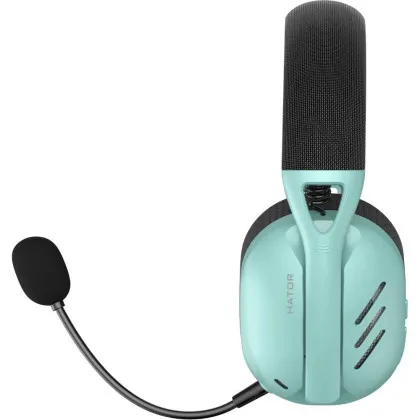 Ігрова гарнітура Hator Hyperpunk 2 Wireless Tri-mode (Black/Mint)