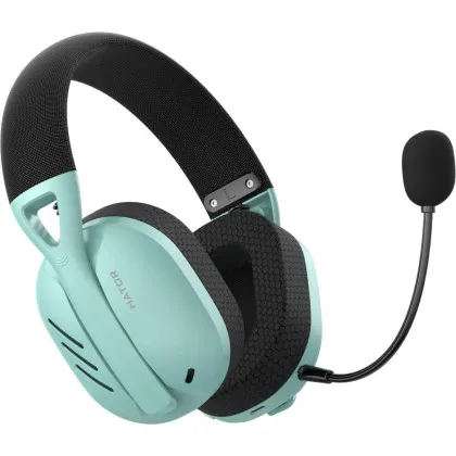 Ігрова гарнітура Hator Hyperpunk 2 Wireless Tri-mode (Black/Mint)