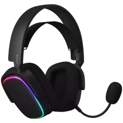 Ігрова гарнітура HATOR Phoenix Wireless RGB Tri-mode (Black)