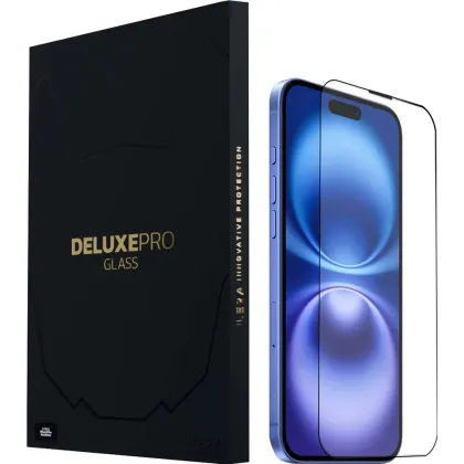 Захисне скло iLera DeLuxe FullCover Glass для iPhone 16 Pro Max