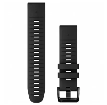 Ремінець Garmin 22mm QuickFit Black Silicone (010-13280-00)