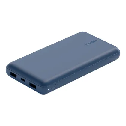 Портативний акумулятор Power Bank Belkin 20000mAh, 15W, Dual USB-A, USB-C (Blue)