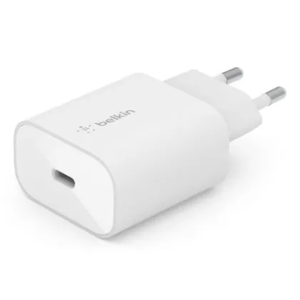 Зарядний пристрій Belkin Home Charger 25W USB-C PD (White)