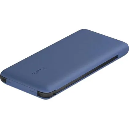 Портативний акумулятор Power Bank Belkin 10000mAh, 23W, integrated cables (Blue)