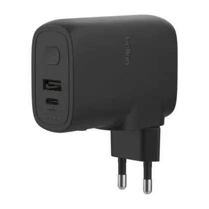 Зарядний пристрій Belkin 25W + Power Bank, USB-A/USB-C (5000mAh) (Black)