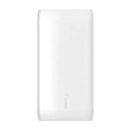 Портативний акумулятор Power Bank Belkin 10000mAh, 18W, USB-A, USB-C (White)