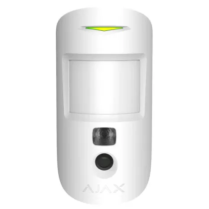 Датчик руху з камерою Ajax MotionCam, PhOD, бездротовий, Jeweller, (White)