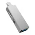 WiWU T02 Pro Type-C to 2 USB 3.0 with USB 2.0 with USB-C Silver