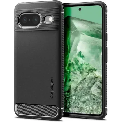 Чохол Spigen Rugged Armor для Google Pixel 8 (Matte Black)