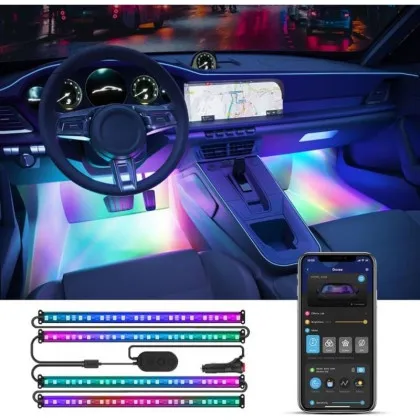 Набір розумного підсвічування для автомобіля Govee H7090 RGBIC Interior Car Lights (Black)