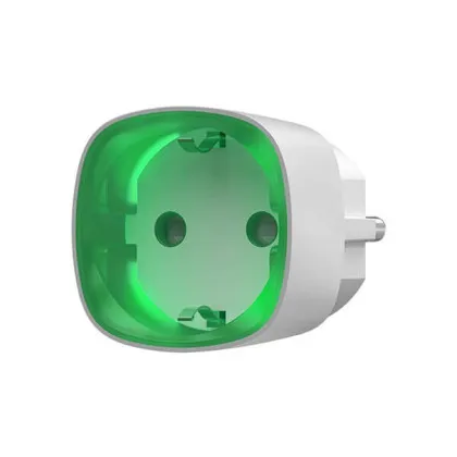 Розумна розетка з лічильником енергоспоживання Ajax Socket, 230V, 11А, 2.5 кВт (White)