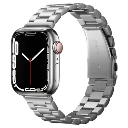 Ремінець Spigen Modern Fit для Apple Watch 42/44/45/49mm (Silver) в Кривому Розі