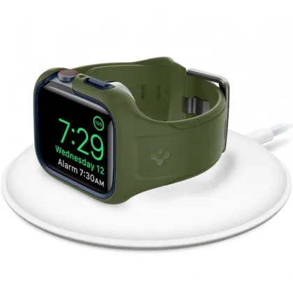 Чохол-ремінець Spigen Liquid Air Pro для Apple Watch 44/45mm (Moss Green)