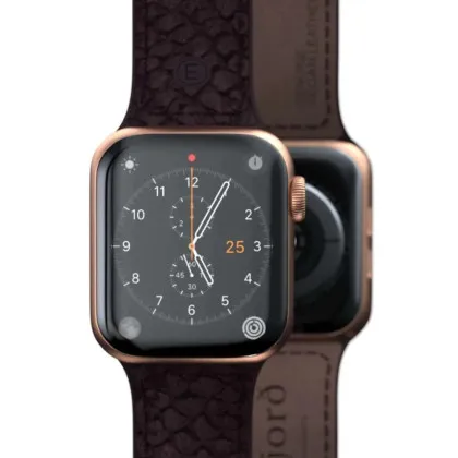 Ремінець Elements Njord Salmon Leather Strap для Apple Watch 42/44/45/49mm (Rust) (SL14123)