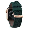 Ремінець Elements Njord Salmon Leather Strap для Apple Watch 42/44/45/49mm (Dark Green) (SL14122)